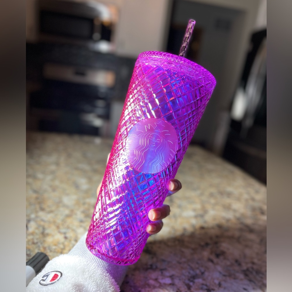 2023 Starbucks Valentine “Tumbler Taffy Purple” Cold Cup/Tumbler. 24 oz/ Venti